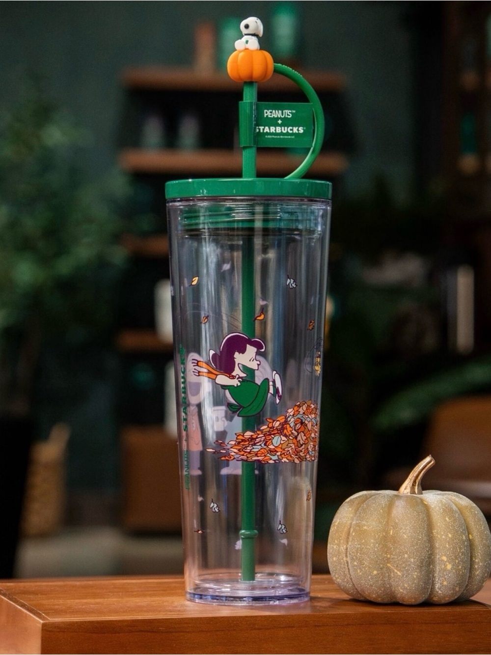 Starbucks Peanuts
Snoopy Pumpkin Cold Cup
Tumbler Straw Topper - Picture 6 of 6